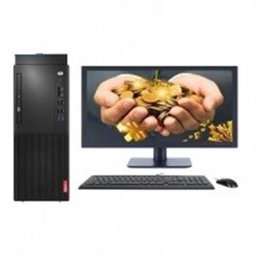 图片 联想/Lenovo 启天M410-D313 (联想台式电脑启天M410(I3-7100/4G/1TB/集显/DOS/DVDRW/19.5寸显示器）)