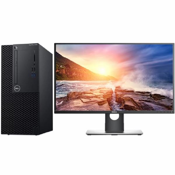 图片 戴尔/DELL OptiPlex 3060 Tower 230722 (戴尔/DELL OptiPlex 3060 Tower 230722 台式 计算机 3060MT：英特尔 i5 -8500处理器/ 8G 内存/ 128G 固态硬盘 1T 机械硬盘/ DVDRW /DOS/21.5寸显示器/一年原厂保修)