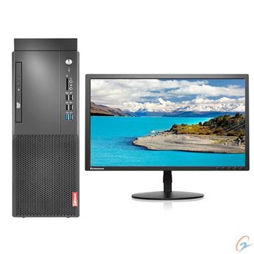 图片 联想/Lenovo 启天M425-D165 (i5-9500/B360主板/4GB/1TB+128SSD/DVDRW/180W电源/USB键鼠/智能云教室/Win10 Home/+23.8寸)