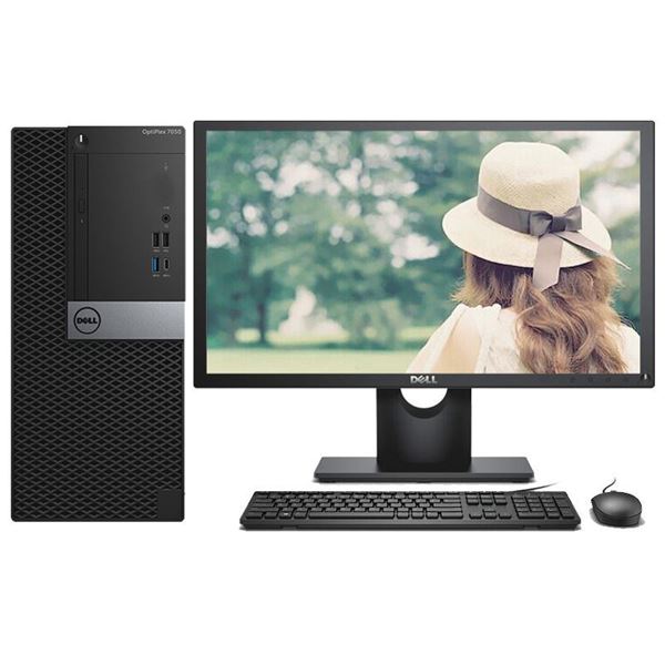 图片 戴尔/DELL OptiPlex 7060 Tower 230708（i5-9500/8G/1TB 7200+256SSD/DVDRW/Win10 Home/Integrated/3yrs NBD +21.5）