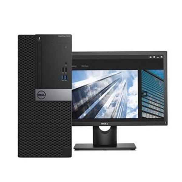 图片 戴尔/DELL Optiplex 7050 Tower 006708 台式电脑套机（I5-7500/4GB/1TB/DVDRW/E2216H 21.5寸显示器/DOS/三年保修)