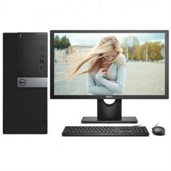 图片 戴尔/DELL OptiPlex 3050 Tower 001148  台式电脑 （ I3-7100/4GB/128G 1TB/DVDRW/dos/键鼠/3年上门服务/E2216H 21.5寸)