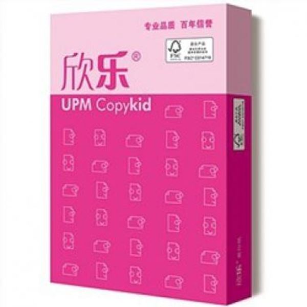 图片 欣乐 A3 80g (欣乐（UPM Copykid） A3 80g 复印纸 500张/包 5包/箱)