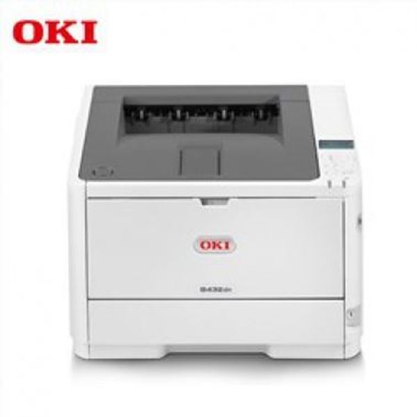 图片 OKI B432dn (OKI B432dn A4黑白自动双面网络打印机 白色)