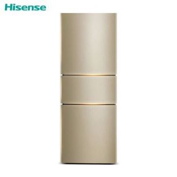 图片 海信/Hisense BCD-252WYK1DS (海信（Hisense）BCD-252WYK1DS 风冷无霜 电脑控温 宽幅变温室 三门冰箱 琥珀金252升)