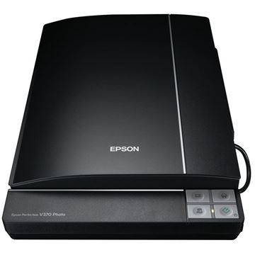 图片 爱普生(Epson) V370 A4商务彩色影像/实物平板式扫描仪（黑色）