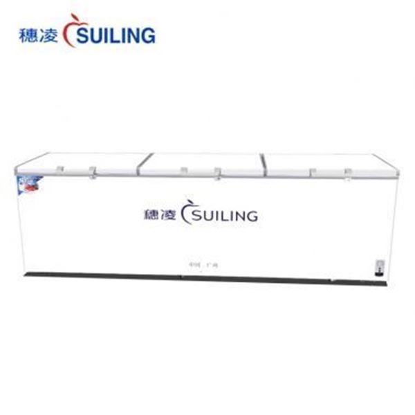 图片 穗凌/SUILING BD-1800 (穗凌（SUILING）BD-1800单温冰柜三门 冷冻冷藏可转换 卧式商用超大容量速冻海鲜柜大型冷柜1800升大容量)