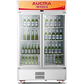 图片 澳柯玛/AUCMA SC-597NE (澳柯玛（AUCMA）597升风直冷商用立式双门冰柜 冷藏保鲜啤酒饮料冷柜 展示柜 陈列柜 SC-597NE)