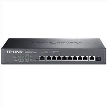 图片 普联 TL-SL3210 (普联（TP-LINK） TL-SL3210 8口百兆 1千兆网口 1千兆光口 交换机)