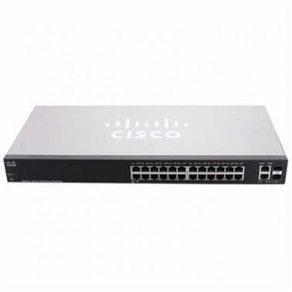 图片 思科 SF220-24 (思科（Cisco）SF220-24 24口百兆智能企业级交换机)