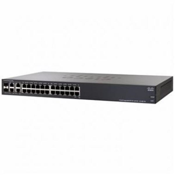 图片 思科 SF300-24(SRW224G4) (思科（Cisco）SF300-24（SRW224G4）24口百兆全网管交换机)