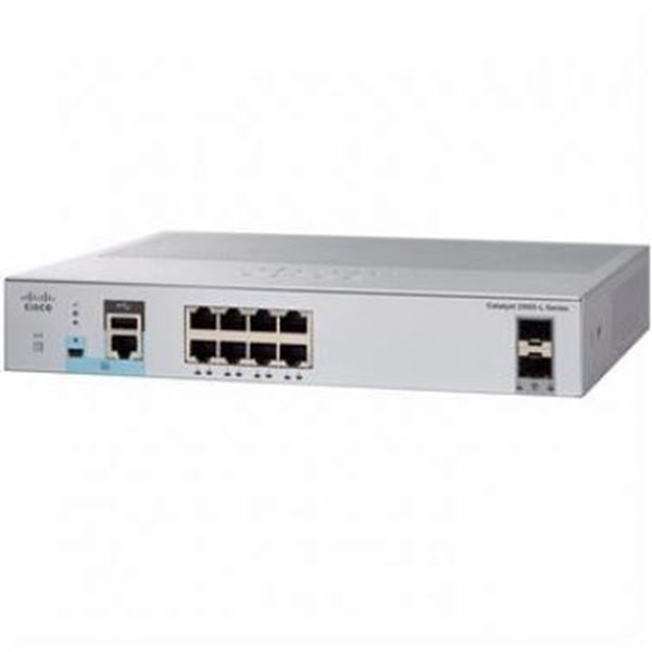 图片 思科 W S-C2960L-8TS-LL (思科（CISCO）WS-C2960L-8TS-LL 智能中文WEB界面管理 8口千兆 2光口交换机)