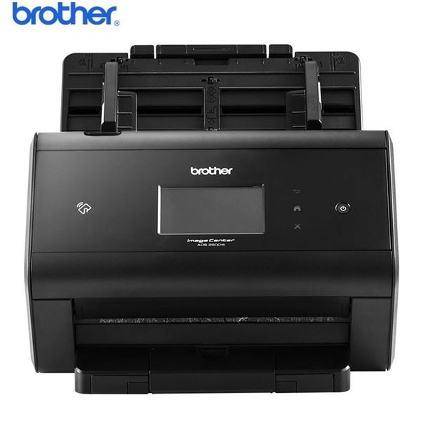 图片 兄弟/BROTHER ADS-2800W (兄弟(brother) ADS-2800W 扫描仪 A4馈纸式网络U盘保存液晶屏控制网线接口)