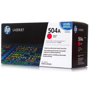 图片 HP HP 504A 品红色硒鼓 (惠普(HP) 504A 品红色硒鼓CE253A)