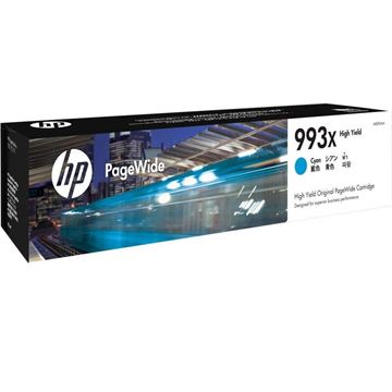 图片 HP HP 993X 青色大容量页宽打印机耗材 (HP HP 993X 青色大容量页宽打印机耗材 (HP页宽打印机耗材HP993X青色大容量页宽打印机耗材M0J92AA)