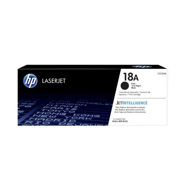 图片 HP 18A 黑色硒鼓 (（CF218A）(适用机型：HP LaserJet Pro M104 M132) 黑色)