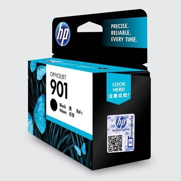 图片 HP HP 901 黑色墨盒 (HP一体式墨盒HP901黑色墨盒CC653AA))