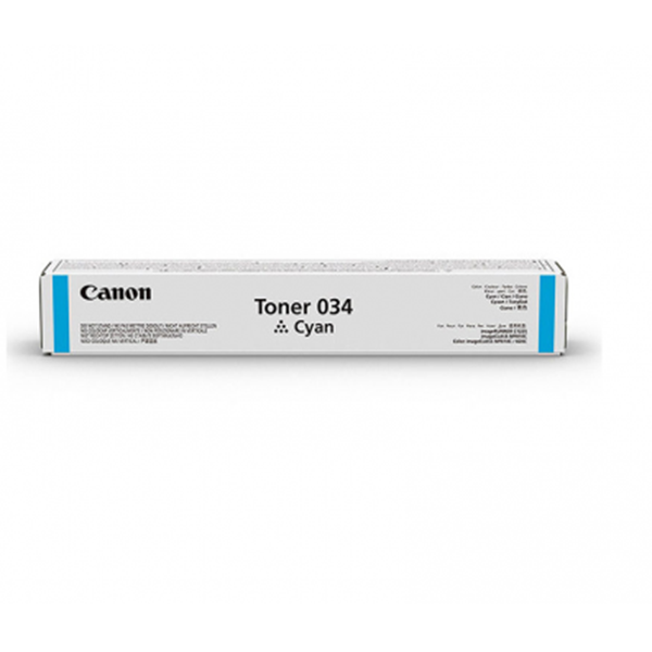 图片 Canon TONER 034 C (佳能（Canon） TONER 034 C 适用于佳能MF810CDN青色 粉盒)