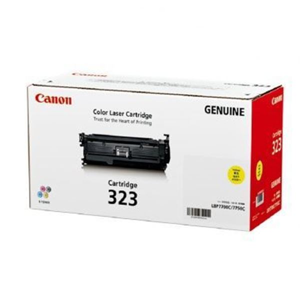 图片 Canon CRG 323 Y (佳能 CRG-323 Y 黄色硒鼓 LBP 7700C 7750C 彩色 打印机硒鼓CRG-323Y)