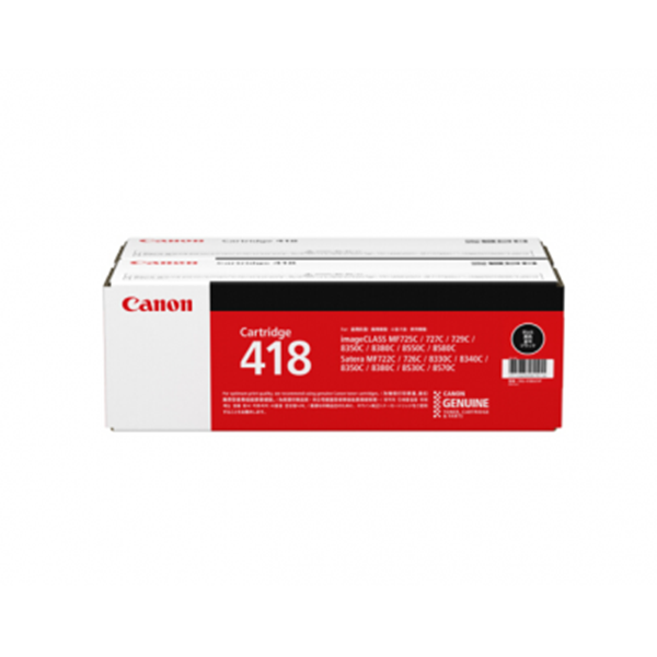 图片 Canon CRG 418 BK VP (佳能/Canon CRG 418 BK VP (佳能（Canon） CRG 418 BK VP (双包装)黑色硒鼓))