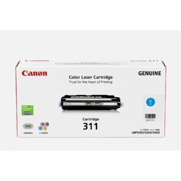 图片 Canon CRG 311 C (佳能（Canon）CRG-311 C 青色硒鼓（LBP5300、LBP5360))