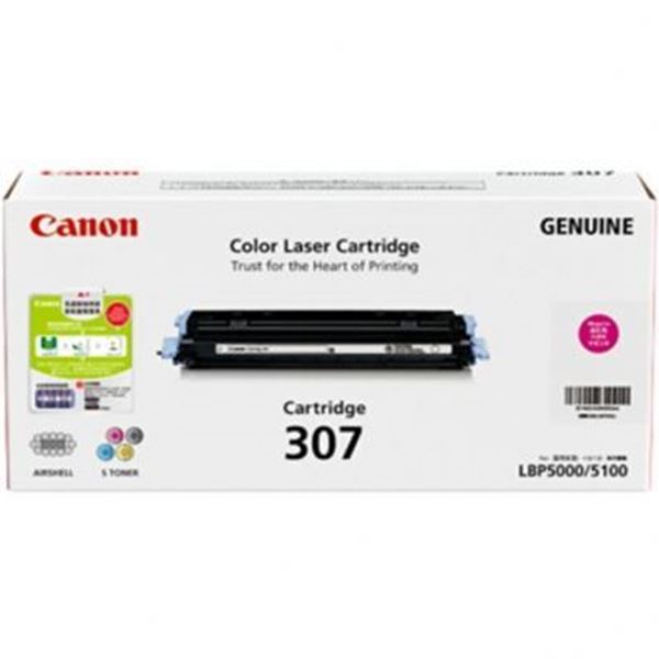 图片 Canon CRG 307 M (佳能（Canon）CRG-307 M （适用LBP5000 LBP5100) 红色 打印机硒鼓)