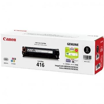 图片 Canon CRG 416 BK (佳能（Canon）CRG-416BK 黑色硒鼓 2300页打印量 适用机型：MF8010Cn/MF8040Cn/MF8080Cw/MF8030Cn/MF8050Cn 单支装)