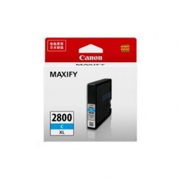 图片 Canon PGI-2800XL C (佳能 PGI-2800XL 墨盒适用于IB4080 MB5080 MB4180 MB5180（计价单位：个） 蓝色)