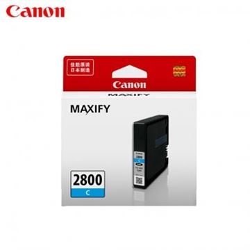 图片 Canon PGI-2800 C (佳能（Canon）PGI-2800 C 蓝色墨盒 适用于IB4080 MB5080 IB4180 MB5480 打印量700页)