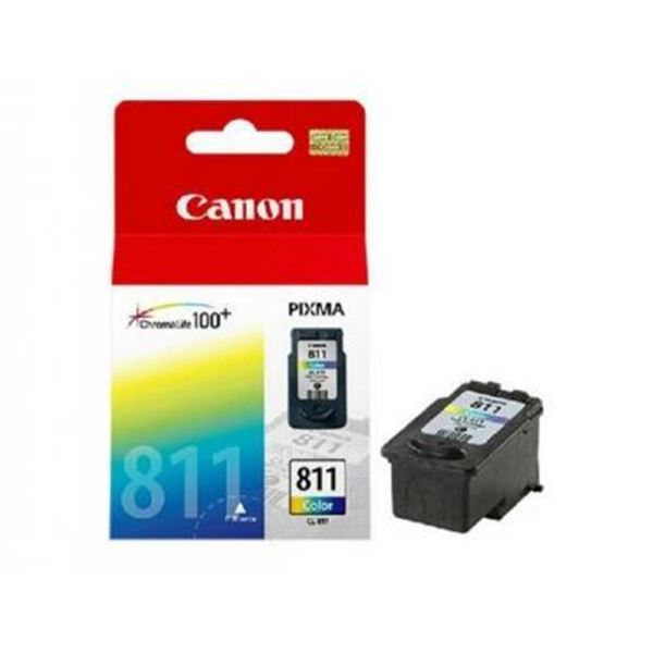 图片 Canon CL-811 (佳能/Canon 标准容量CL-811彩色原装墨盒9mlPG-810CL-811墨盒 适用PIXMA MP245 268 486 MX328)