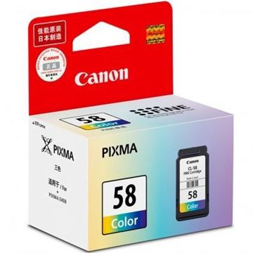 图片 Canon CL-58 (佳能（Canon）CL-58彩色墨盒 （适用E488、E478、E468、E418）)