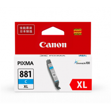 图片 Canon CLI-881XL C (佳能（Canon）CLI-881XL C 青色墨盒)
