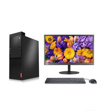 图片 联想/Lenovo 启天M410-D312 (联想（Lenovo）M410 商用办公电脑 i5-8500/8GB/1TB 128G SSD硬盘/2G独显 主机 23.8寸显示器)