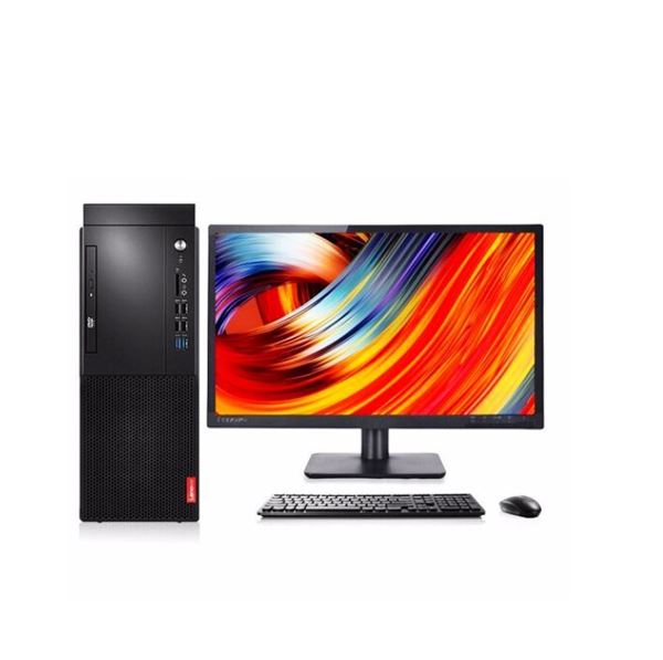 图片 联想/Lenovo 启天M420-D283台式计算机 （i5-9500/8G/1T/集显/DVDRW/24寸显示器）