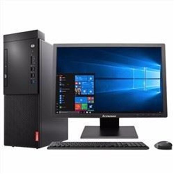 图片 联想/Lenovo 启天M425-B022 (联想（Lenovo） 启天M425 商用办公电脑 i5-8500/4G/1T/集显/DVD刻录/中兴新支点系统21.5寸显示器套机)