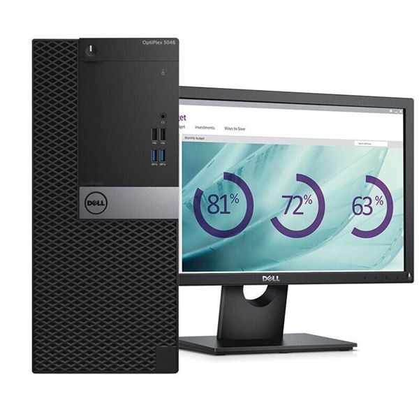 图片 戴尔/DELL OptiPlex 3060 Tower 240718  台式电脑 （I5-8500/8G/256 1T/DVDRW/WIN10H/三年/硬盘不回收/23.8寸）