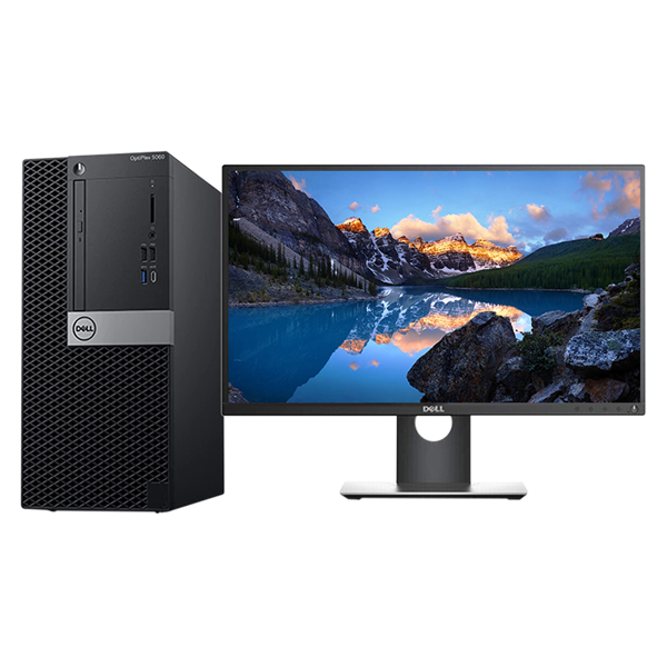 图片 戴尔/dell  OptiPlex 3050 Tower 003288 台式机（I5-7500/4GB/1TB/DVDRW/E2417H 23.8寸/Win10 H/键鼠/3年保修)