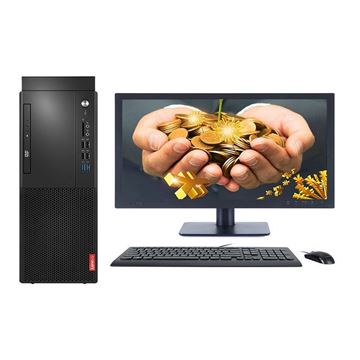 图片 联想/Lenovo 启天M420-D330  商用台式电脑套机 （i5-9500/8G/1TB/2G独显/DVDRW/WIN 10/23.8寸显示器）