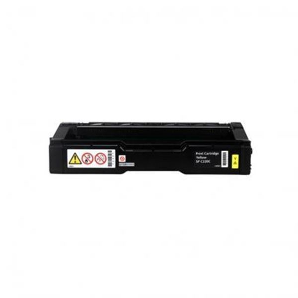 图片 理光（Ricoh）SP C220 黄色墨粉碳粉盒硒鼓 (适用SPC220N/222DN/220S/221SF/240DN） 1个装