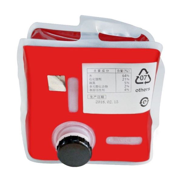图片 理光（Ricoh）500型(1000cc/1袋)黑油红油墨 适用于DD5440C/DD5450C 红油墨 500型